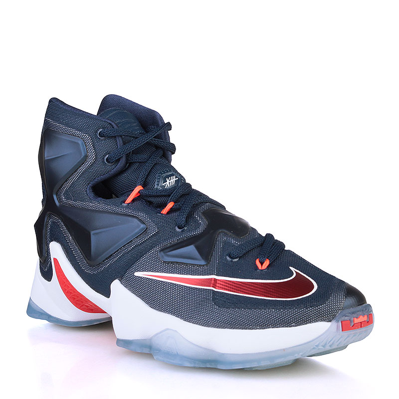 мужские синие баскетбольные кроссовки Nike Lebron XIII 807219-461 - цена, описание, фото 1